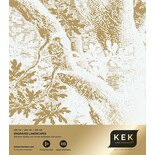 KEK Amsterdam Goud Engraved landschappen behang off-white MW-165 300x280cm
