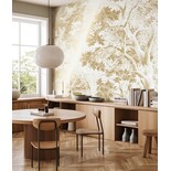 KEK Amsterdam Goud Engraved landschappen behang off-white MW-166 400x280cm KEK Amsterdam Goud Engraved landschappen behang off-white MW-166 400x280cm