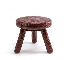 Seletti Taburete/mesa auxiliar Milk marrón Seletti Taburete/mesa auxiliar Milk marrón