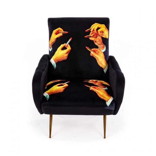 Seletti Sillón Lipstick negro - 16075