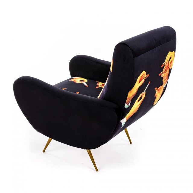 Seletti Sillón Lipstick negro - 16075