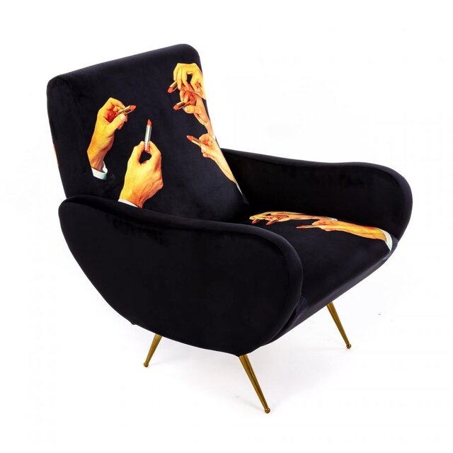 Seletti Sillón Lipstick negro - 16075