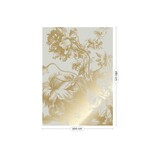 KEK Amsterdam Carta da parati floreale dorata incisa sabbia MW-116 200x280cm KEK Amsterdam Carta da parati floreale dorata incisa sabbia MW-116 200x280cm