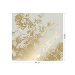 KEK Amsterdam Gold Engraved floral wallpaper sand MW-117 300x280cm KEK Amsterdam Gold Engraved floral wallpaper sand MW-117 300x280cm