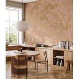 KEK Amsterdam Gold Engraved landscapes wallpaper nude MW-171 300x280cm