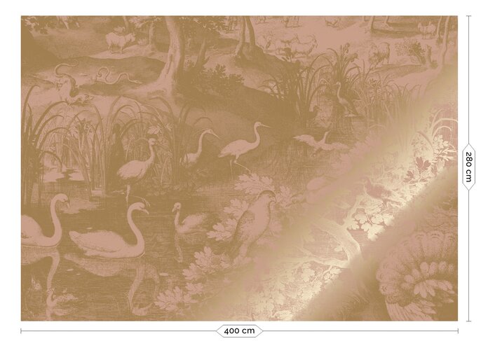 KEK Amsterdam Gold Engraved landscapes wallpaper nude MW-109 400x280cm KEK Amsterdam Gold Engraved landscapes wallpaper nude MW-109 400x280cm