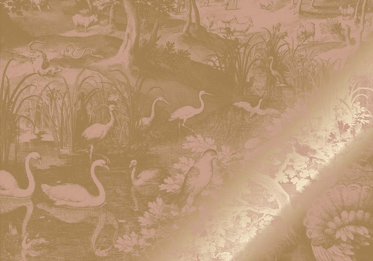 KEK Amsterdam Goud Engraved landschappen behang nude MW-109 400x280cm KEK Amsterdam Goud Engraved landschappen behang nude MW-109 400x280cm