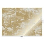 KEK Amsterdam Goud Engraved landschappen behang zand MW-106 400x280cm KEK Amsterdam Goud Engraved landschappen behang zand MW-106 400x280cm