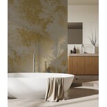 KEK Amsterdam Gold Engraved landscapes wallpaper gray MW-162 300x280cm