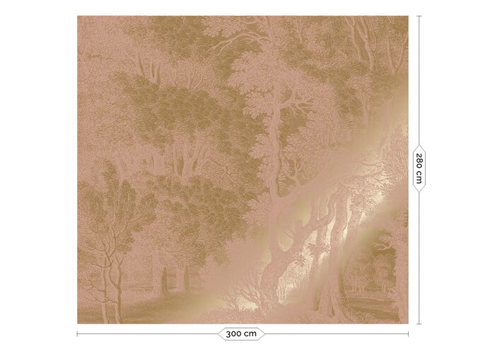 KEK Amsterdam Gold Engraved landscapes wallpaper nude MW-159 300x280cm KEK Amsterdam Gold Engraved landscapes wallpaper nude MW-159 300x280cm