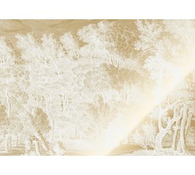 KEK Amsterdam Carta da parati con paesaggi incisi oro bianco sporco MW-153 300x280cm KEK Amsterdam Carta da parati con paesaggi incisi oro bianco sporco MW-153 300x280cm