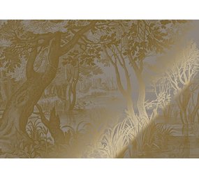 KEK Amsterdam Gold gravierte Landschaften Tapete grau MW-100 400x280cm KEK Amsterdam Gold gravierte Landschaften Tapete grau MW-100 400x280cm