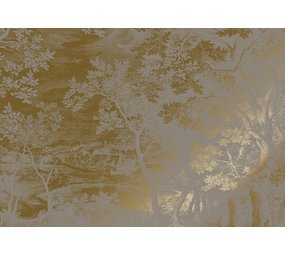 KEK Amsterdam Carta da parati con paesaggi incisi oro grigio MW-175 400x280cm KEK Amsterdam Carta da parati con paesaggi incisi oro grigio MW-175 400x280cm