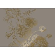 KEK Amsterdam Gold gravierte Blumentapete grau MW-151 400x280cm KEK Amsterdam Gold gravierte Blumentapete grau MW-151 400x280cm