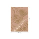 KEK Amsterdam Gullgravert blomstertapet naken MW-146 200x280cm KEK Amsterdam Gullgravert blomstertapet naken MW-146 200x280cm