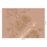 KEK Amsterdam Guldgraverad blommig tapet naken MW-148 400x280cm KEK Amsterdam Guldgraverad blommig tapet naken MW-148 400x280cm