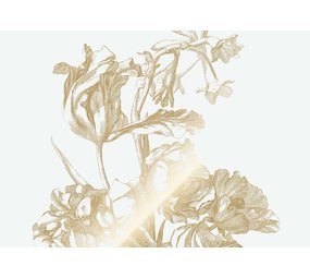 KEK Amsterdam Gold Engraved floral wallpaper off-white MW-124 400x280cm KEK Amsterdam Gold Engraved floral wallpaper off-white MW-124 400x280cm