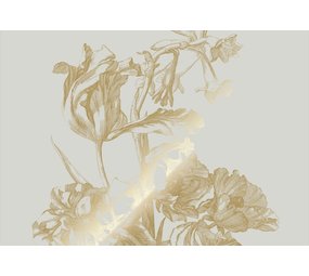 KEK Amsterdam Gold gravierte Blumentapete Sand MW-125 200x280cm KEK Amsterdam Gold gravierte Blumentapete Sand MW-125 200x280cm