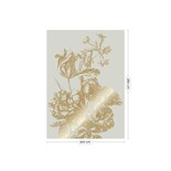 KEK Amsterdam Goud Engraved bloemen behang zand MW-125 200x280cm KEK Amsterdam Goud Engraved bloemen behang zand MW-125 200x280cm