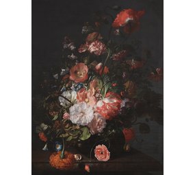 KEK Amsterdam Carta da parati con fiori dell'età dell'oro WP-788 - 194,8x280 cm