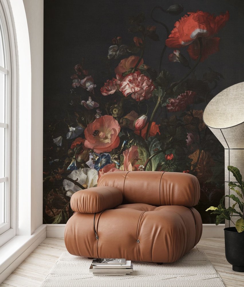 KEK Amsterdam Golden age flowers behang WP-789 - 292,2x280cm KEK Amsterdam Golden age flowers behang WP-789 - 292,2x280cm