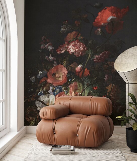 KEK Amsterdam Papel pintado de flores de la edad de oro WP-789 - 292,2x280cm