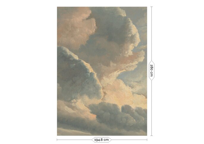 KEK Amsterdam Carta da parati con nuvole dell'età dell'oro WP-785 - 194,8x280 cm