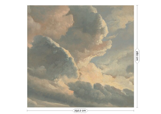 KEK Amsterdam Gullalderskyer tapet WP-786 - 292,2x280cm