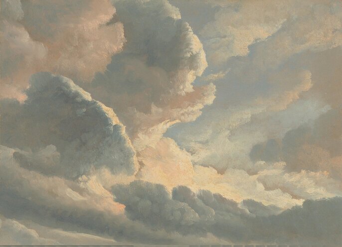 KEK Amsterdam Guldåldersmoln tapet WP-787 - 389,6x280cm