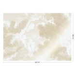 KEK Amsterdam Goud Engraved clouds behang MW-178 - 400x280cm KEK Amsterdam Goud Engraved clouds behang MW-178 - 400x280cm