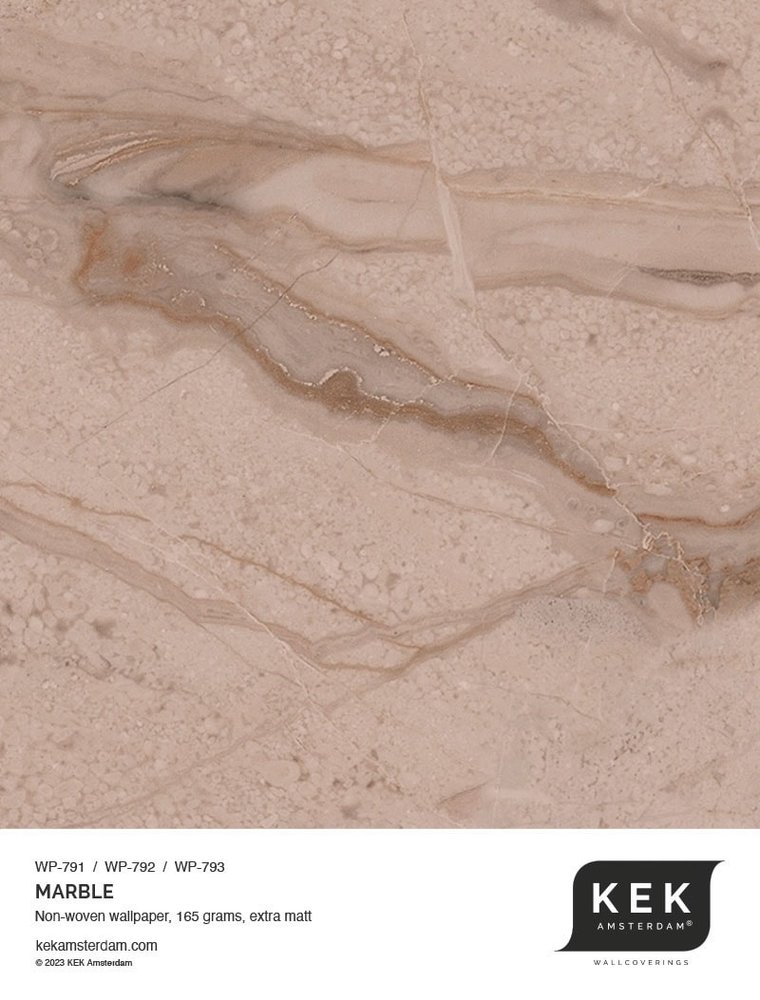 KEK Amsterdam Marmer nude behang WP-793 - 389,6x280cm KEK Amsterdam Marmer nude behang WP-793 - 389,6x280cm
