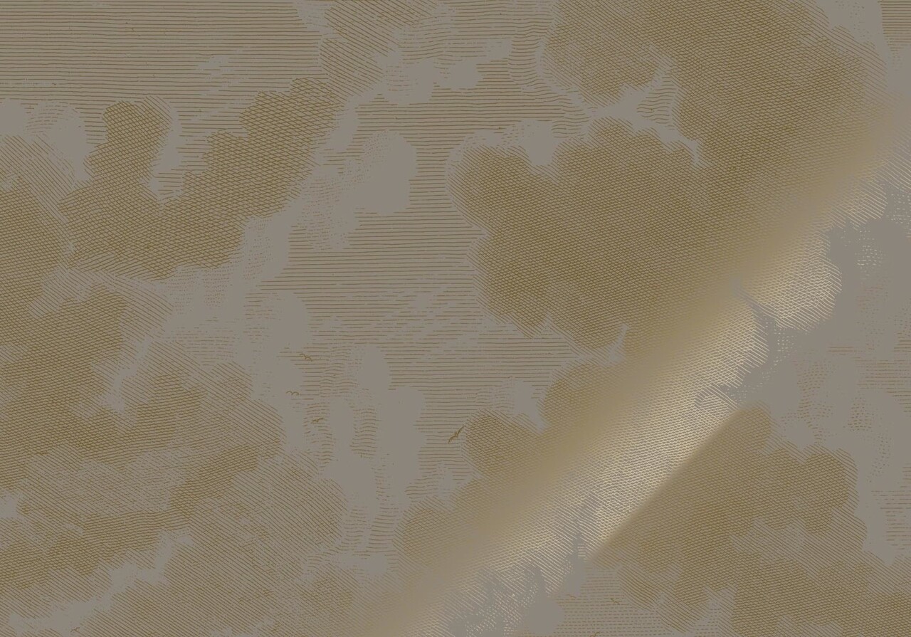 KEK Amsterdam Goud Engraved clouds grijs behang  MW-187- 400x280cm KEK Amsterdam Goud Engraved clouds grijs behang  MW-187- 400x280cm