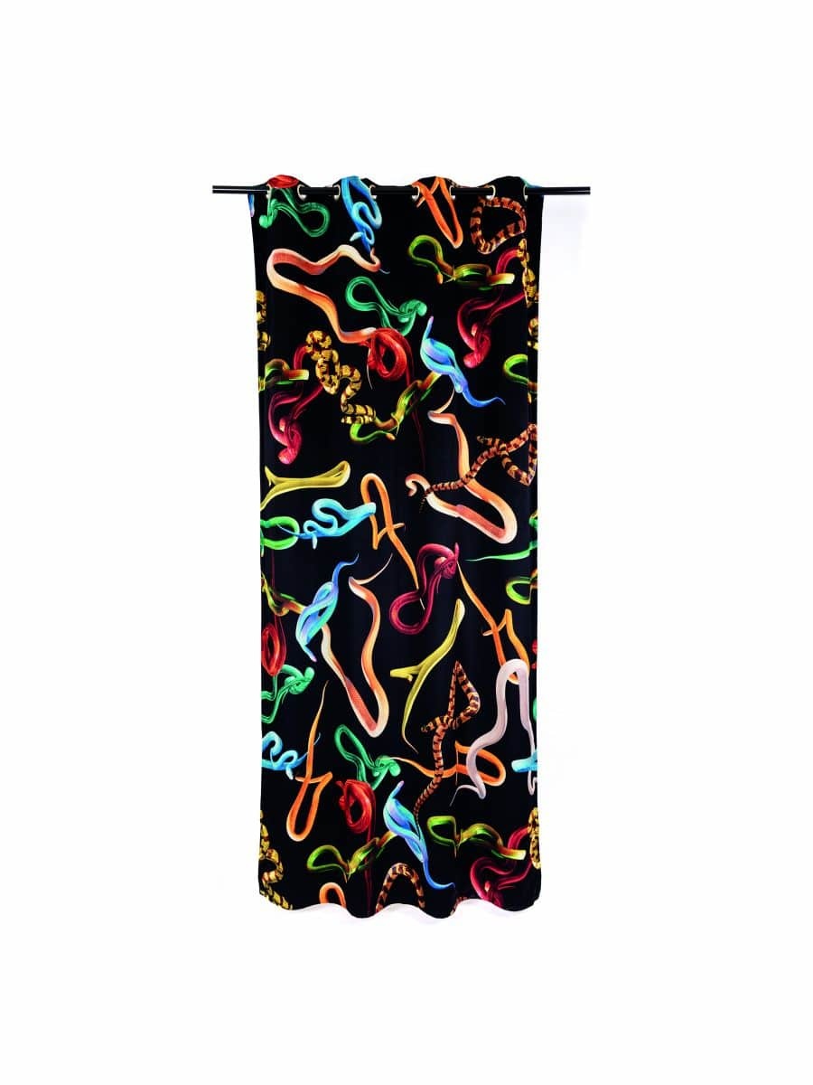 Seletti Rideau serpents noir - 02403