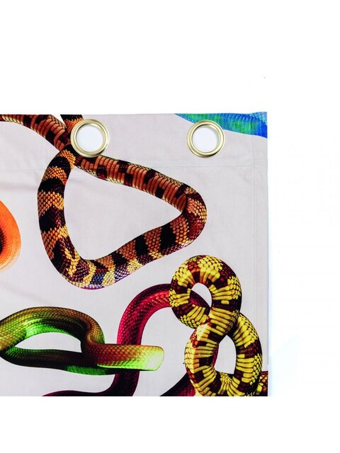 Seletti Snakes gordijn wit - 02402