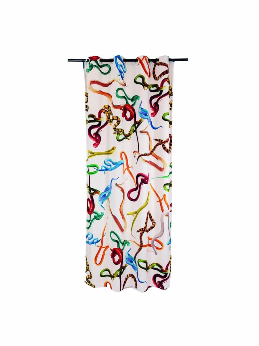 Seletti Rideau serpents blanc - 02402