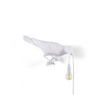 Seletti Lampe oiseau regardant à droite blanc extérieur - 14721