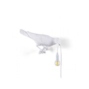 Seletti Fuglelampe ser rett ut, hvit utendørs - 14721 Seletti Fuglelampe ser rett ut, hvit utendørs - 14721