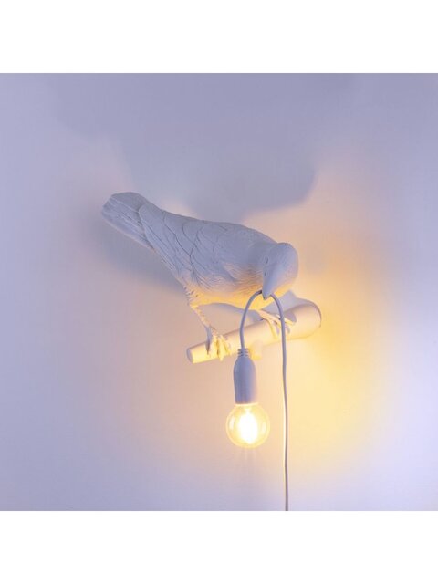 Seletti Bird lamp looking right wit outdoor - 14721