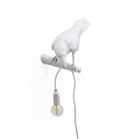 Seletti Fuglelampe ser ud til venstre hvid udendørs - 14724 Seletti Fuglelampe ser ud til venstre hvid udendørs - 14724