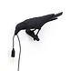 Seletti Bird lamp looking left zwart outdoor - 14727 Seletti Bird lamp looking left zwart outdoor - 14727