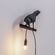 Seletti Bird lamp looking left zwart outdoor - 14727 Seletti Bird lamp looking left zwart outdoor - 14727