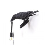 Seletti Bird lamp looking left black outdoor - 14727 Seletti Bird lamp looking left black outdoor - 14727