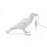 Seletti Lampe oiseau attendant blanc exterieur - 14722