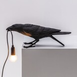 Seletti Bird lamp playing black outdoor - 14726