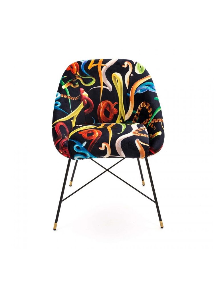 Seletti Snakes Padded Chair - 16043 Seletti Snakes Padded Chair - 16043