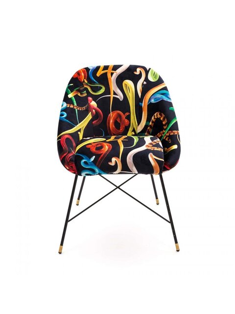 Seletti Snakes Padded Chair - 16043 Seletti Snakes Padded Chair - 16043