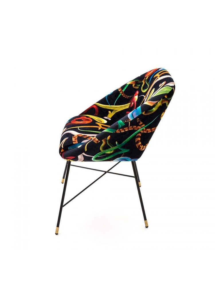Seletti Snakes Padded Chair - 16043 Seletti Snakes Padded Chair - 16043