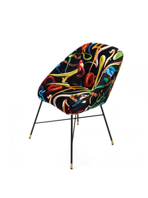Seletti Snakes Padded Chair - 16043 Seletti Snakes Padded Chair - 16043