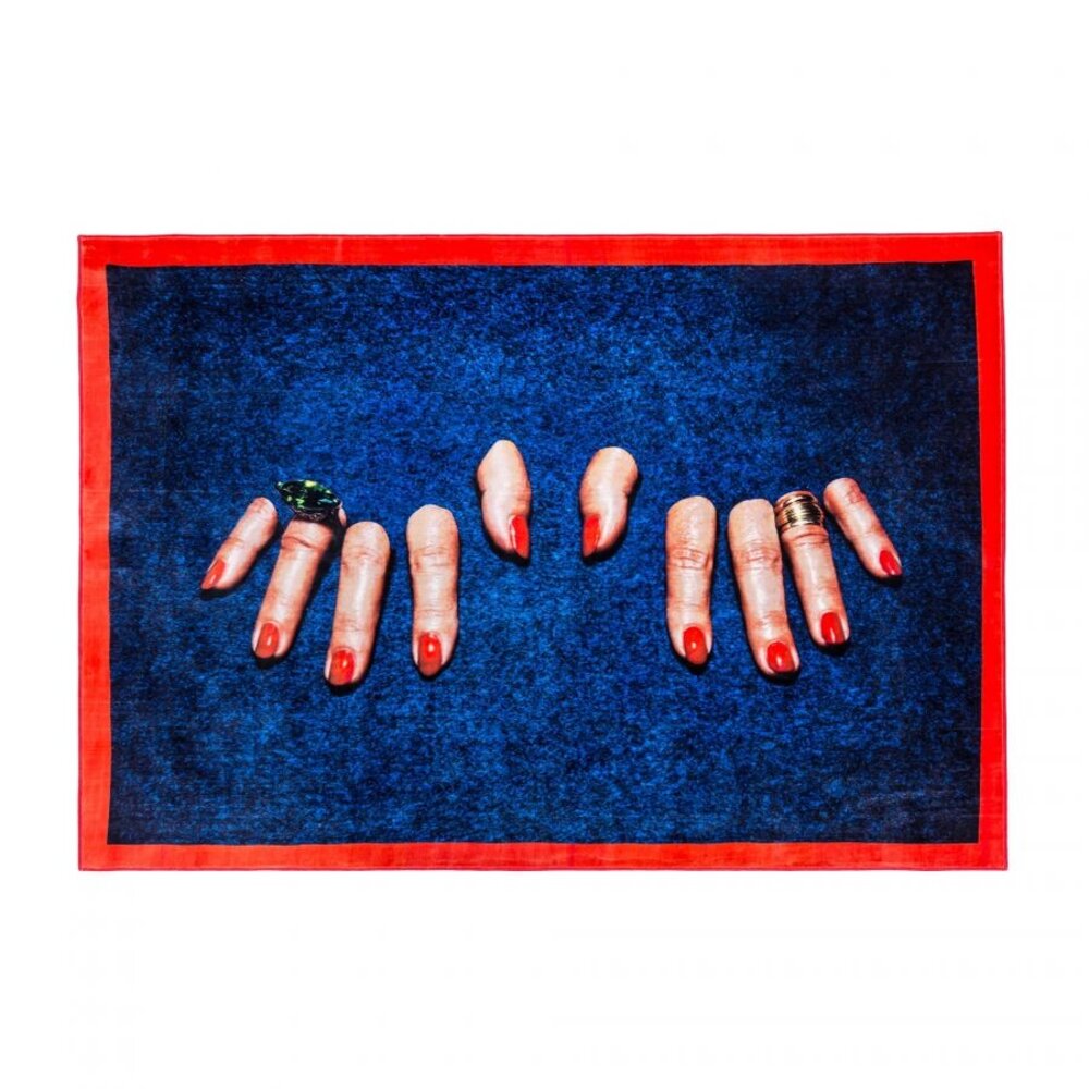 Seletti Fingers rectangular rug - 18060 Seletti Fingers rectangular rug - 18060