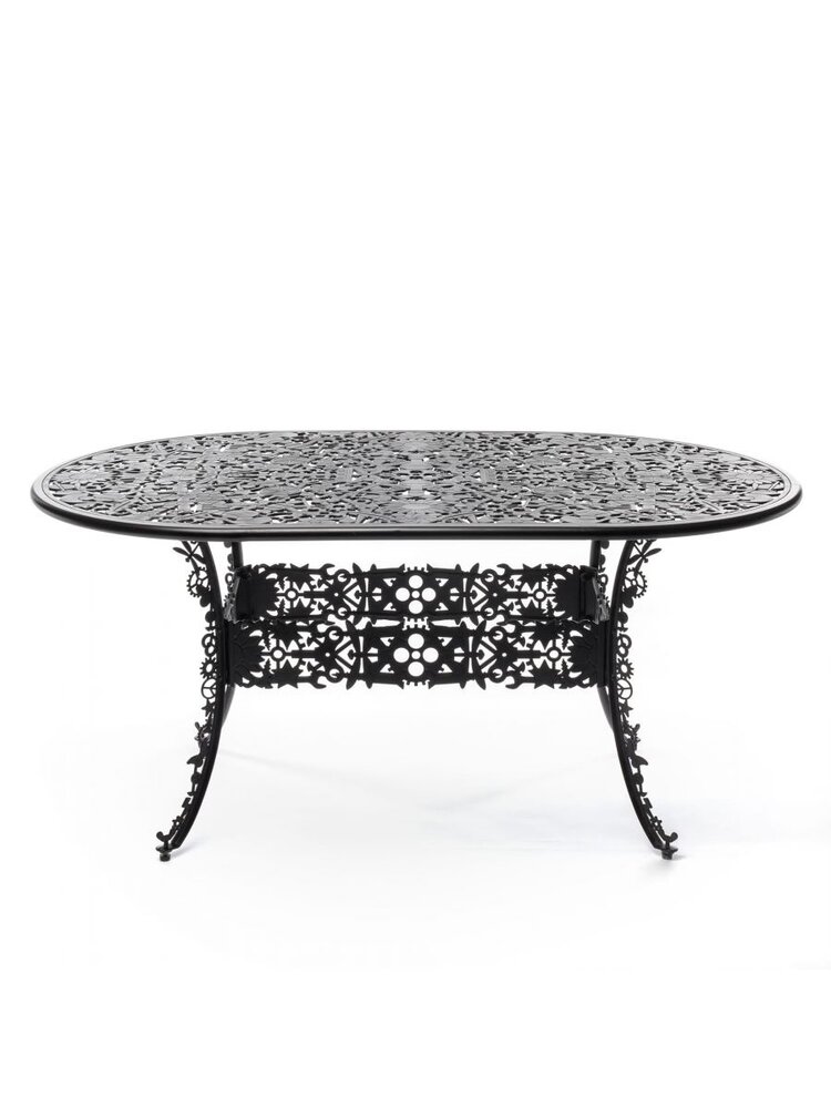 Seletti Industry collection table oval black - 18688_NER Seletti Industry collection table oval black - 18688_NER